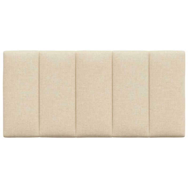 Kopfteil-Kissen Creme 100 cm Stoff