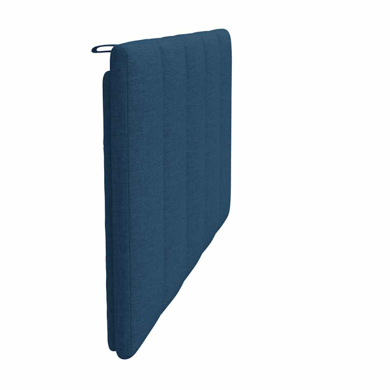 Kopfteil-Kissen Blau 100 cm Stoff