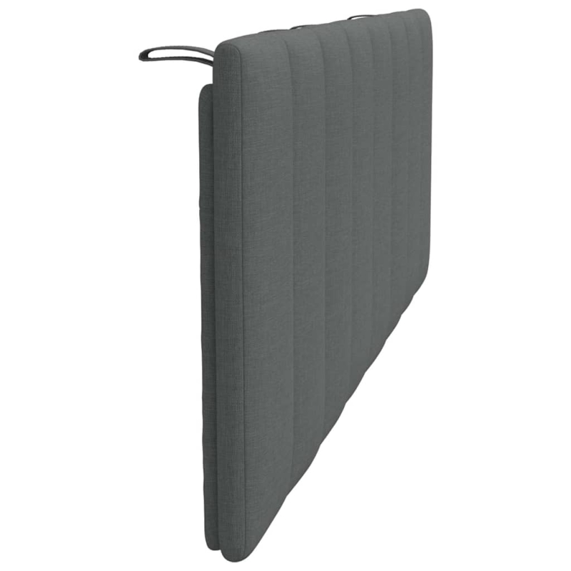 Kopfteil-Kissen Dunkelgrau 120 cm Stoff