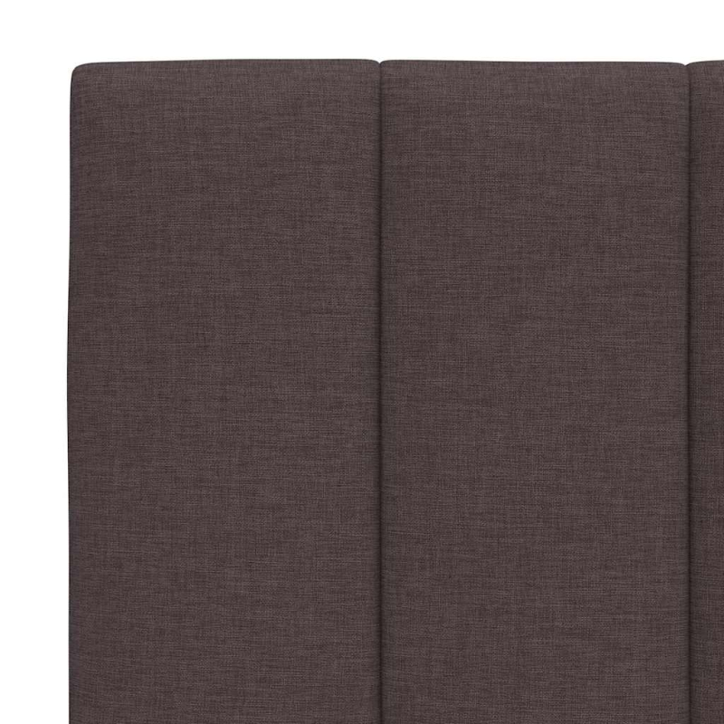 Kopfteil-Kissen Dunkelbraun 120 cm Stoff