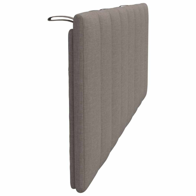 Kopfteil-Kissen Taupe 120 cm Stoff