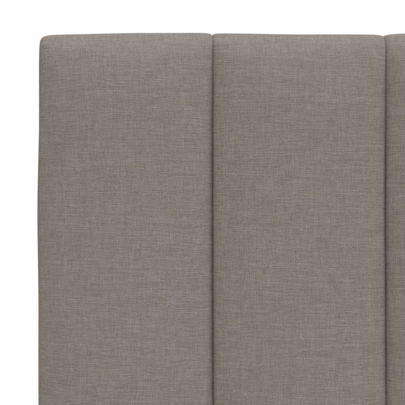 Kopfteil-Kissen Taupe 120 cm Stoff