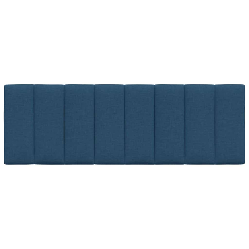 Kopfteil-Kissen Blau 120 cm Stoff