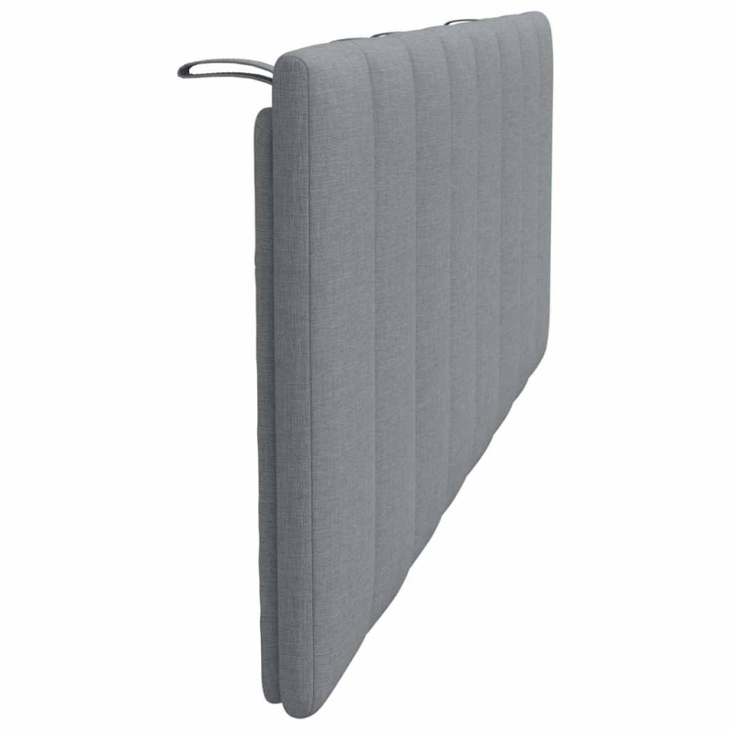 Kopfteil-Kissen Hellgrau 140 cm Stoff