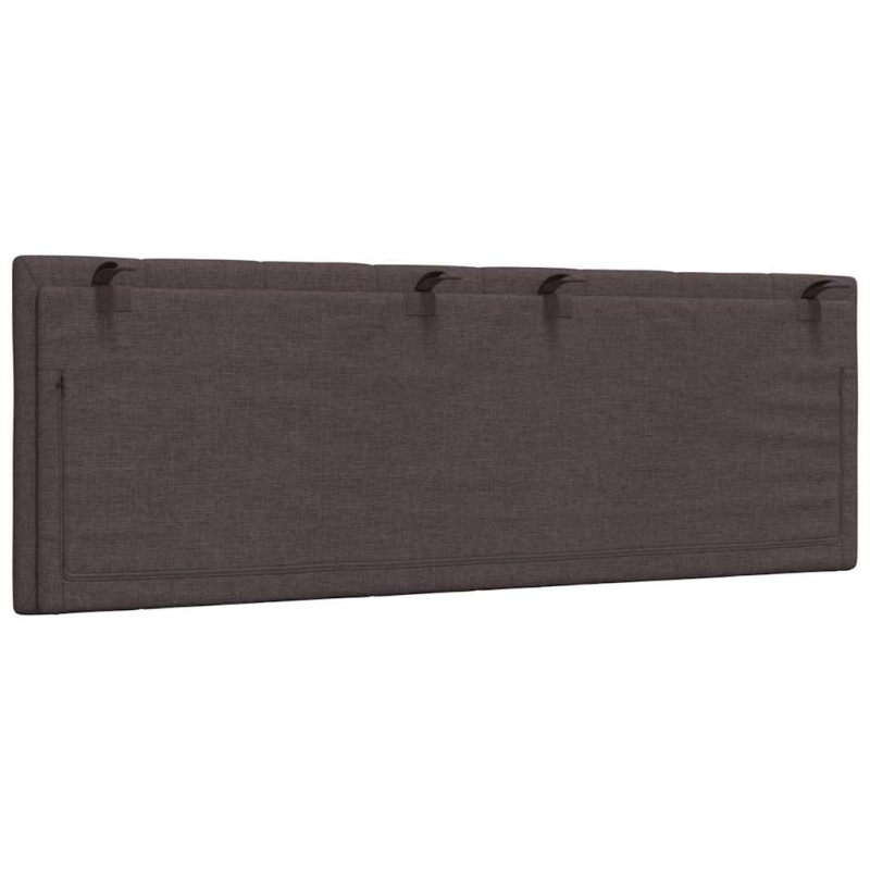 Kopfteil-Kissen Dunkelbraun 140 cm Stoff