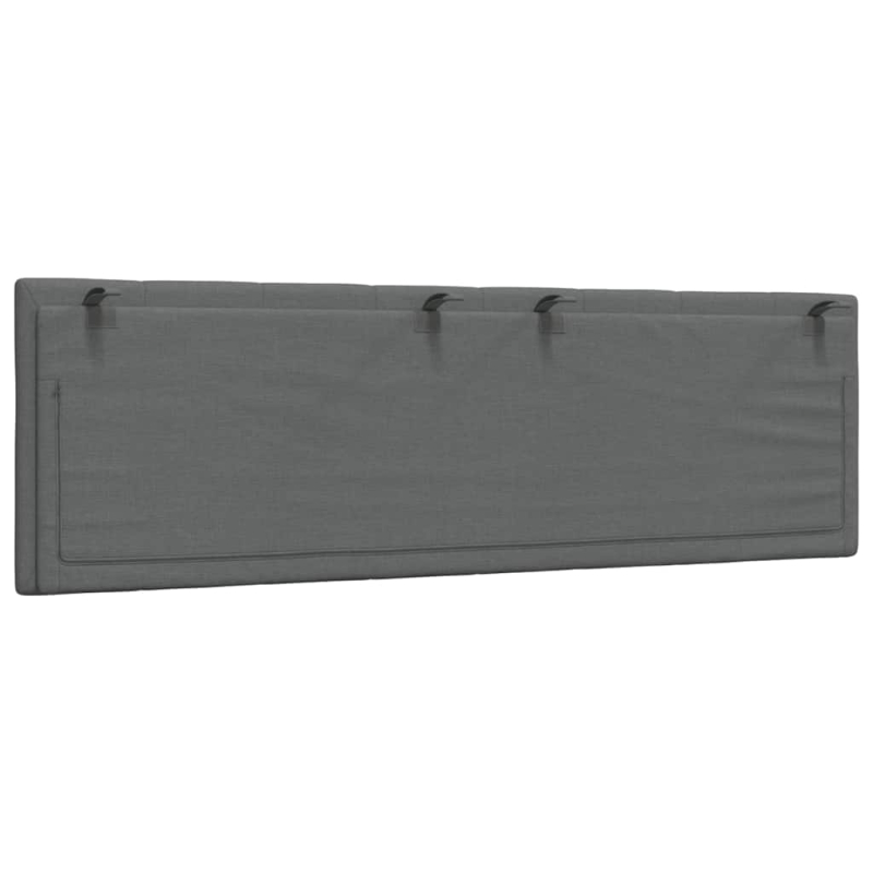 Kopfteil-Kissen Dunkelgrau 160 cm Stoff