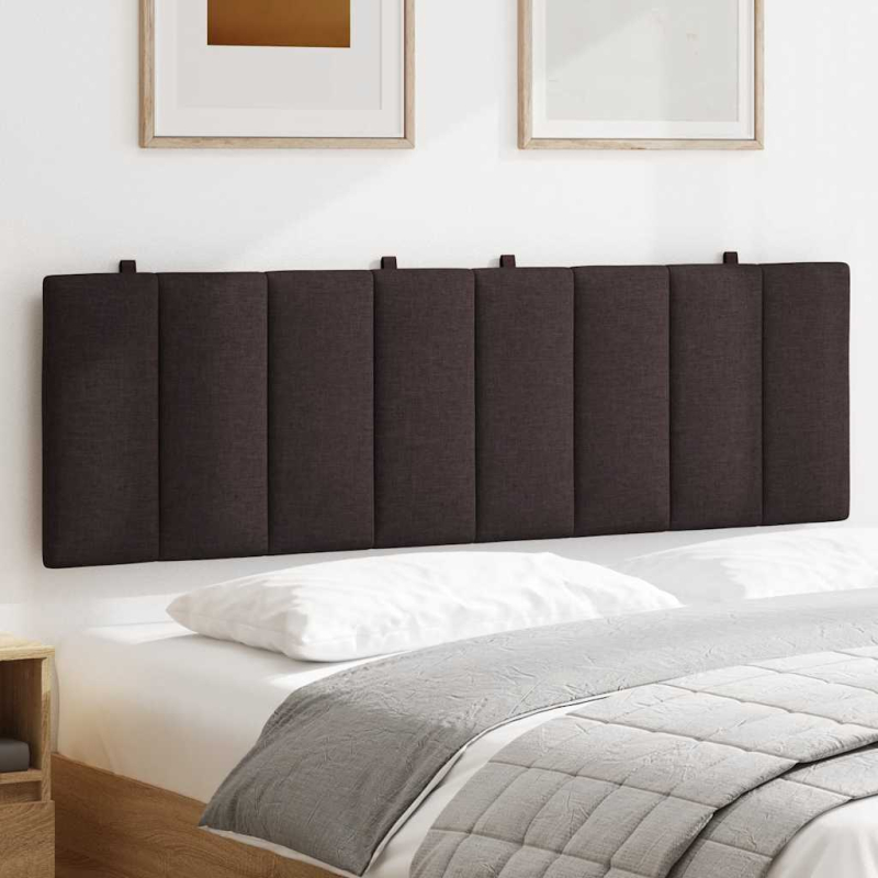 Kopfteil-Kissen Dunkelbraun 160 cm Stoff