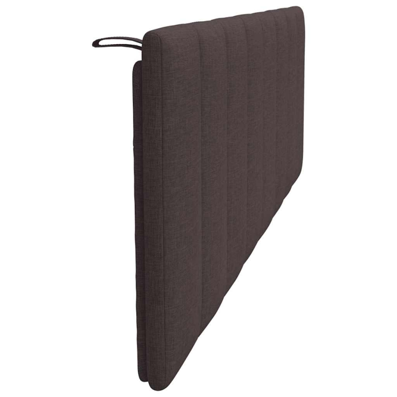 Kopfteil-Kissen Dunkelbraun 160 cm Stoff