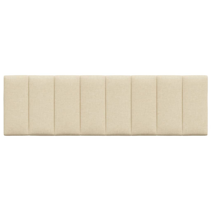 Kopfteil-Kissen Creme 160 cm Stoff