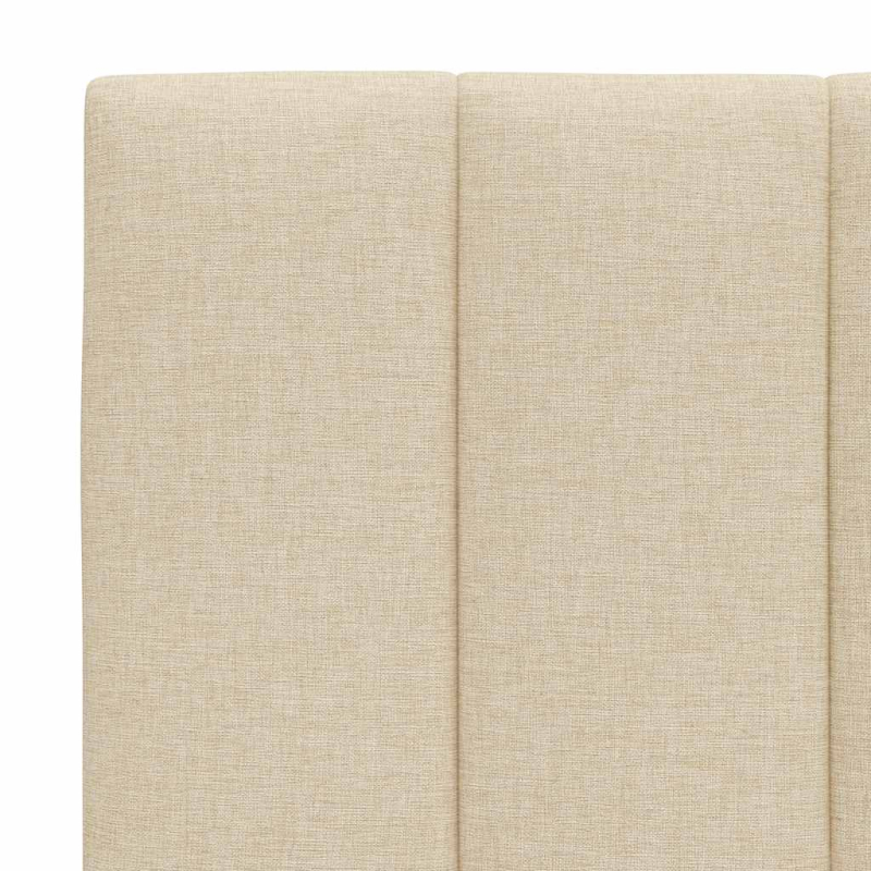 Kopfteil-Kissen Creme 160 cm Stoff