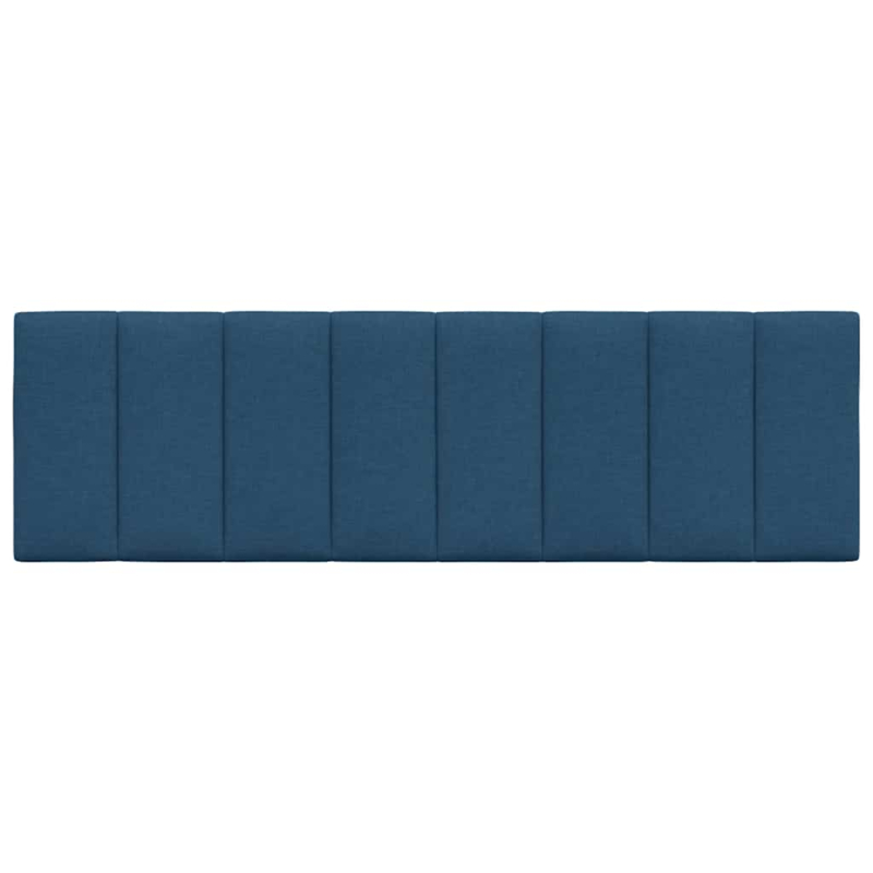 Kopfteil-Kissen Blau 160 cm Stoff