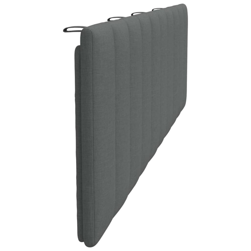 Kopfteil-Kissen Dunkelgrau 180 cm Stoff