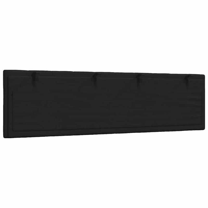 Kopfteil-Kissen Schwarz 180 cm Stoff