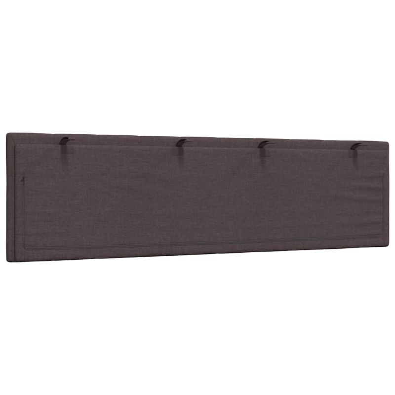 Kopfteil-Kissen Dunkelbraun 180 cm Stoff