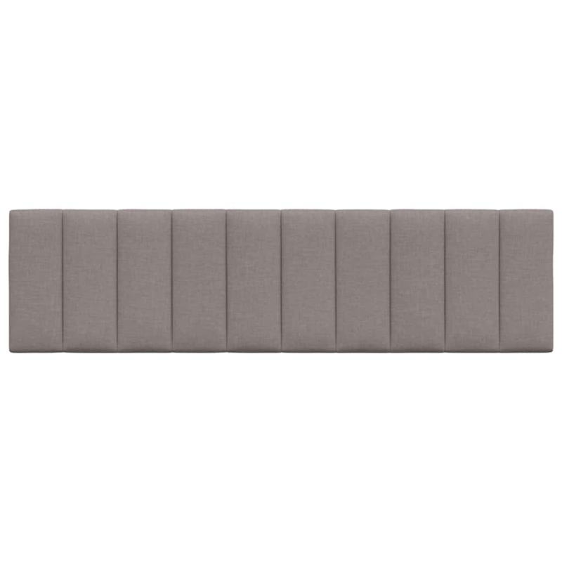 Kopfteil-Kissen Taupe 180 cm Stoff