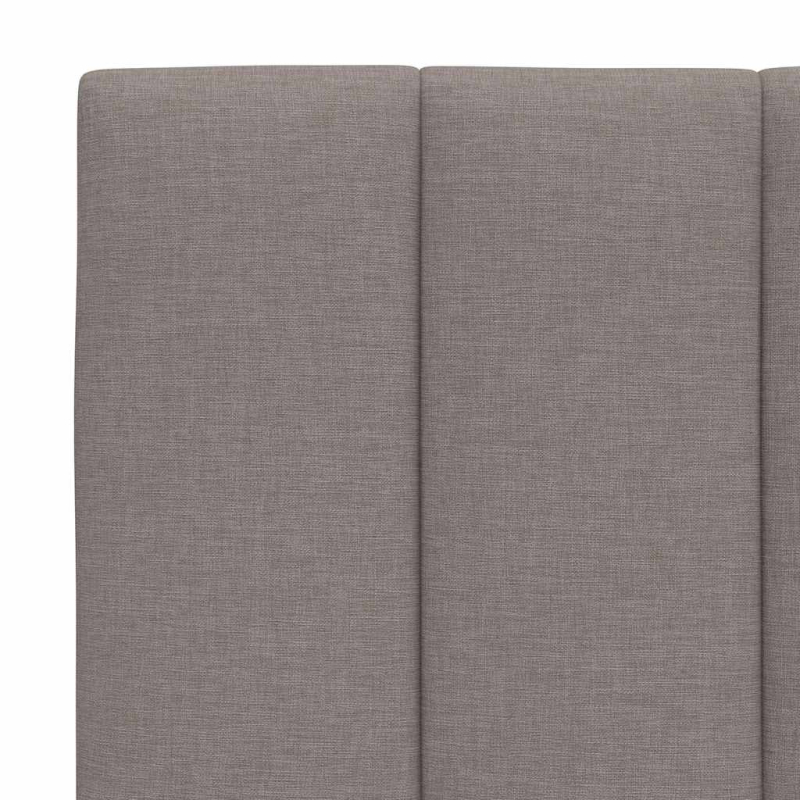 Kopfteil-Kissen Taupe 180 cm Stoff