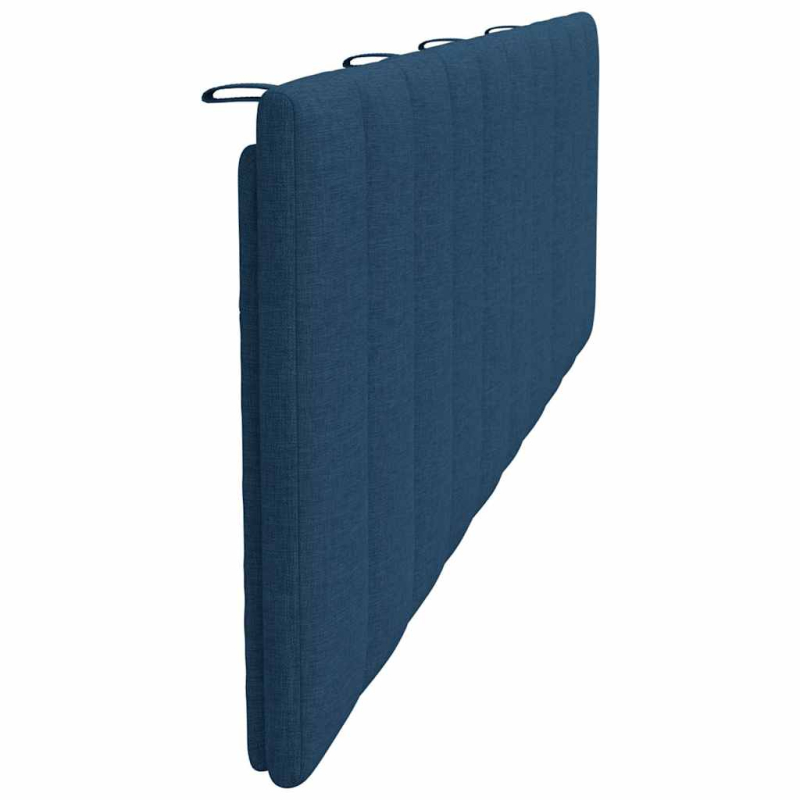 Kopfteil-Kissen Blau 180 cm Stoff