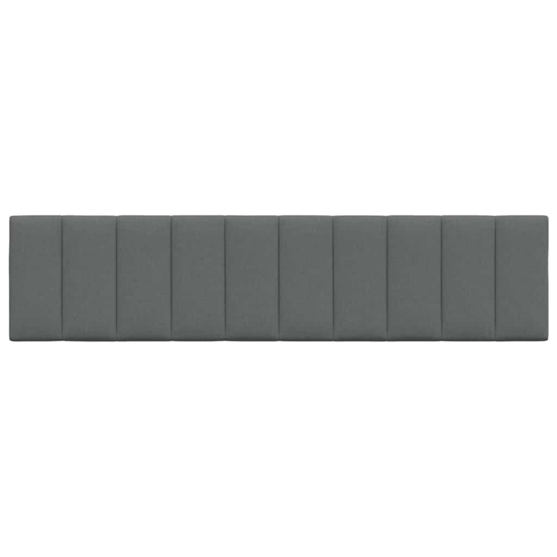 Kopfteil-Kissen Dunkelgrau 200 cm Stoff