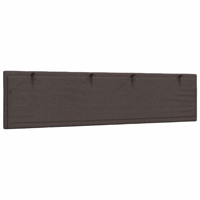 Kopfteil-Kissen Dunkelbraun 200 cm Stoff
