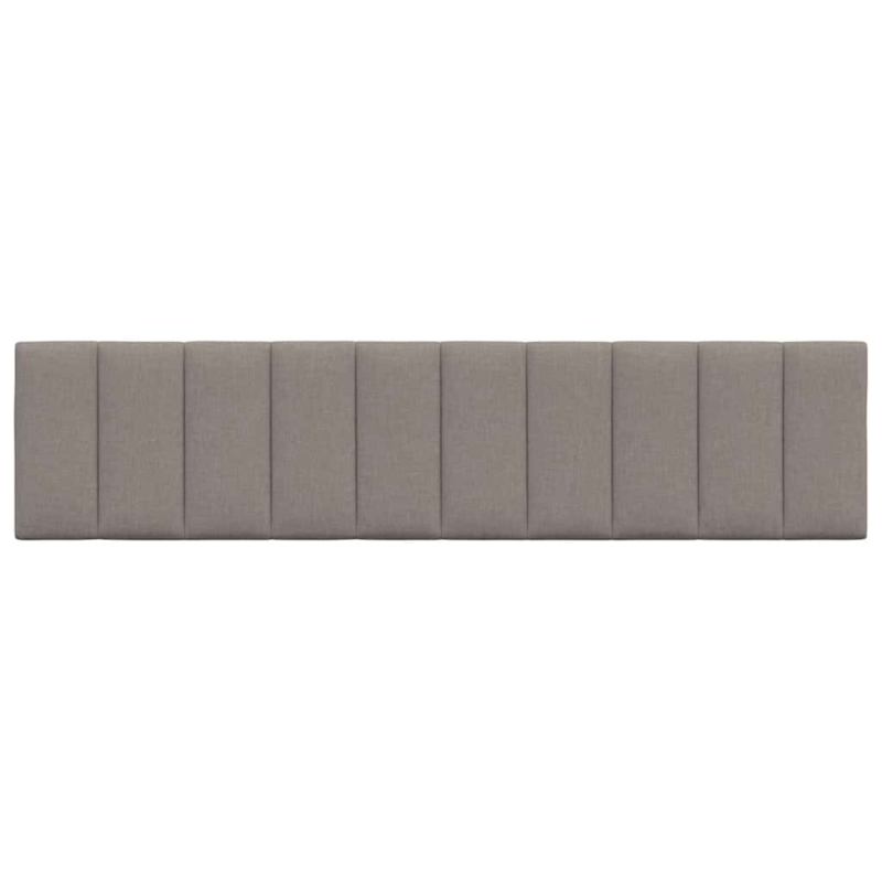 Kopfteil-Kissen Taupe 200 cm Stoff