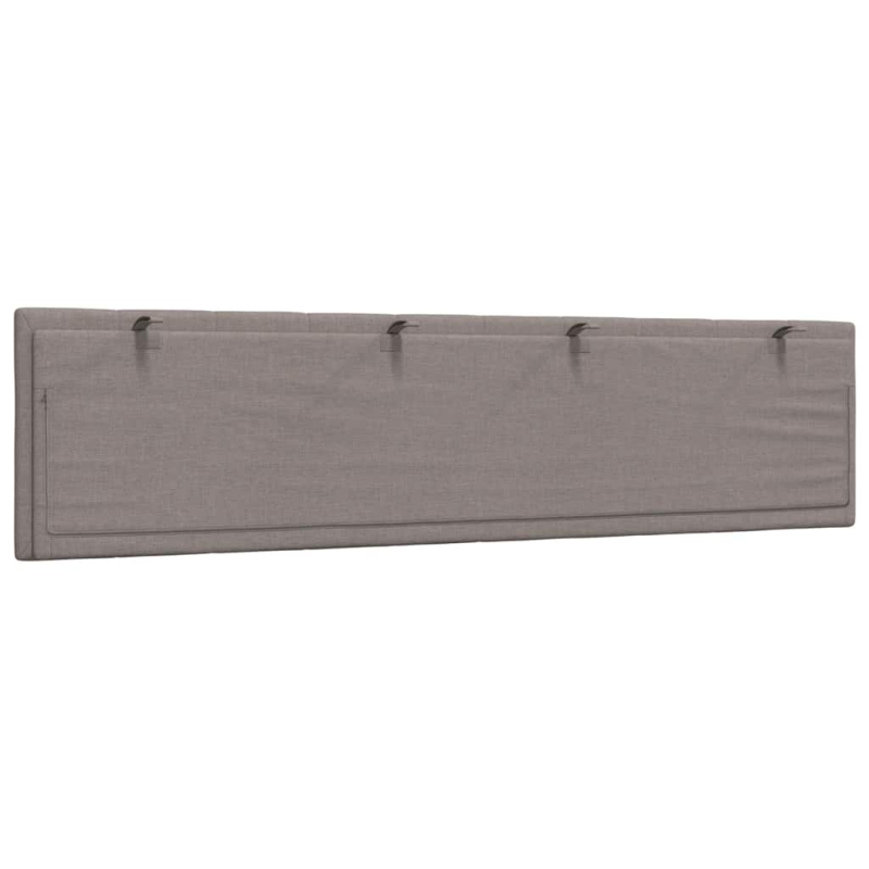 Kopfteil-Kissen Taupe 200 cm Stoff