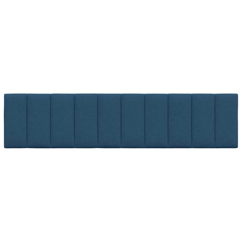 Kopfteil-Kissen Blau 200 cm Stoff
