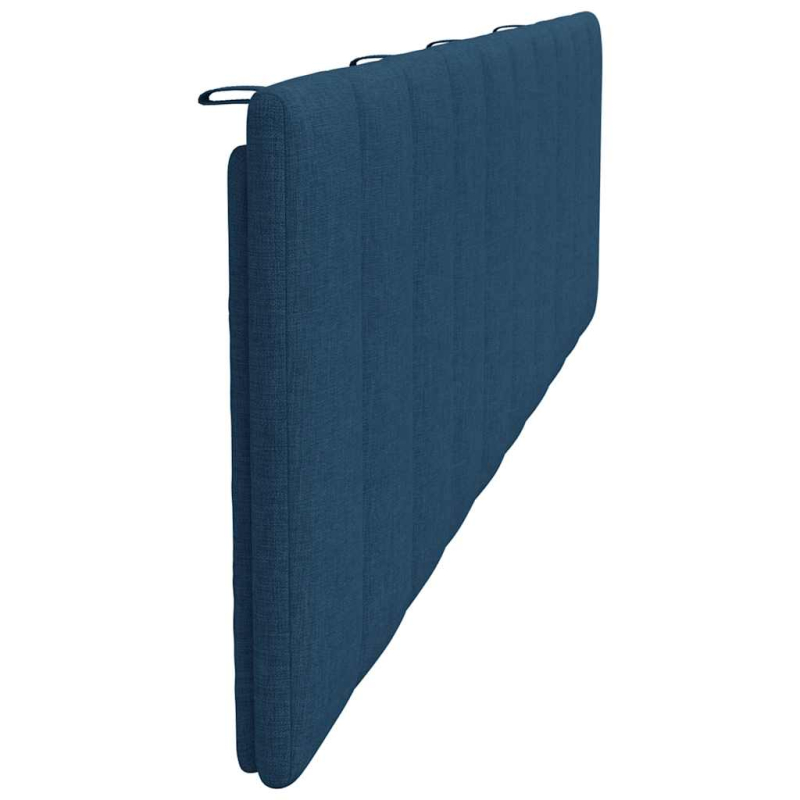 Kopfteil-Kissen Blau 200 cm Stoff