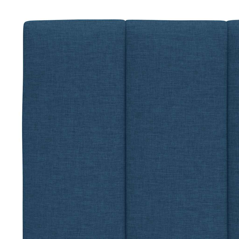 Kopfteil-Kissen Blau 200 cm Stoff