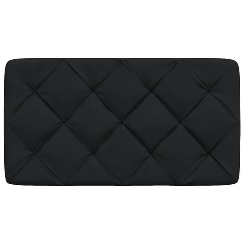 Kopfteil-Kissen Schwarz 80 cm Stoff