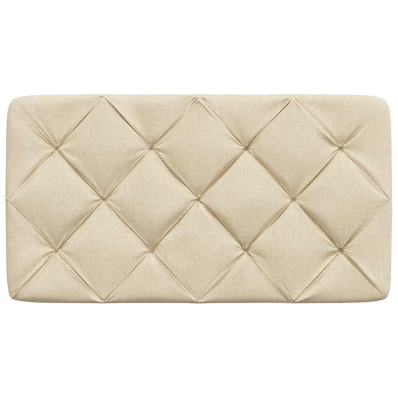 Kopfteil-Kissen Creme 80 cm Stoff