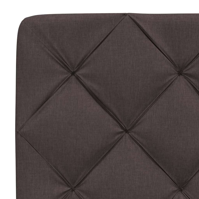 Kopfteil-Kissen Dunkelbraun 90 cm Stoff