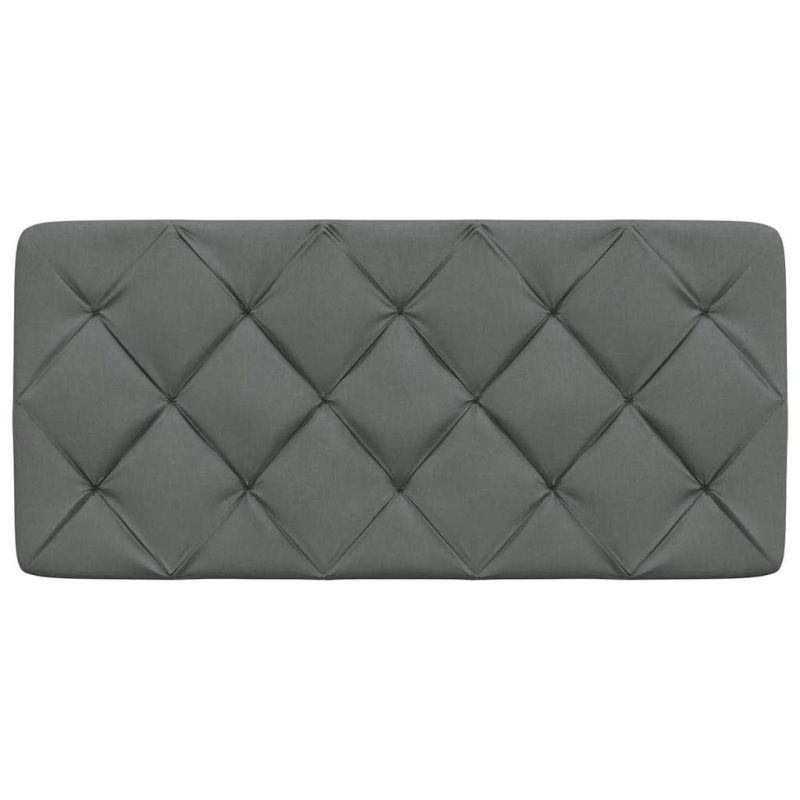 Kopfteil-Kissen Dunkelgrau 100 cm Stoff