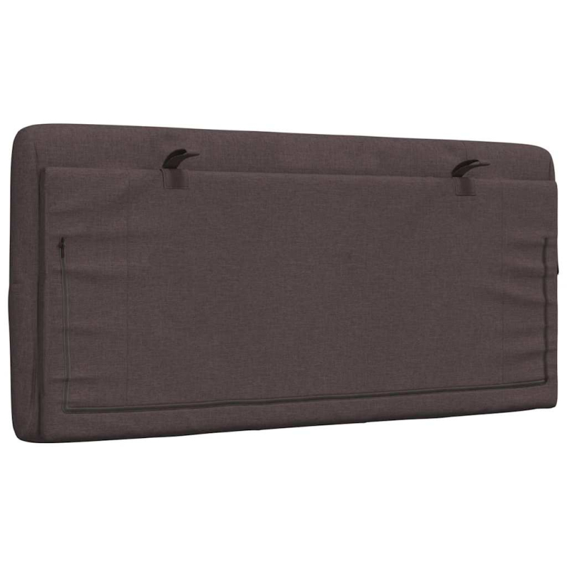 Kopfteil-Kissen Dunkelbraun 100 cm Stoff