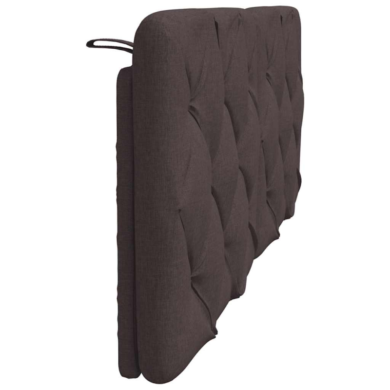 Kopfteil-Kissen Dunkelbraun 120 cm Stoff