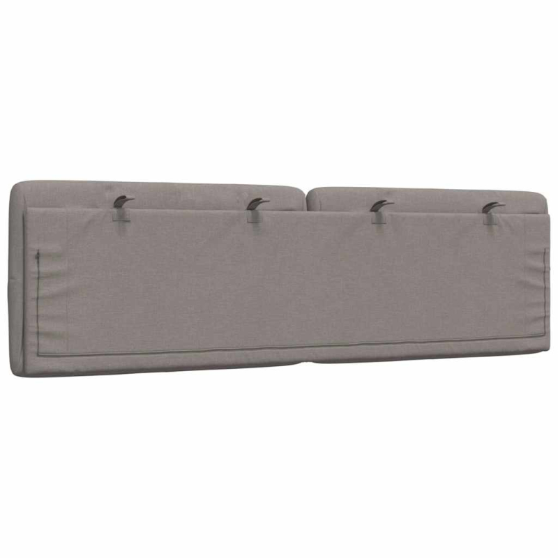 Kopfteil-Kissen Taupe 160 cm Stoff