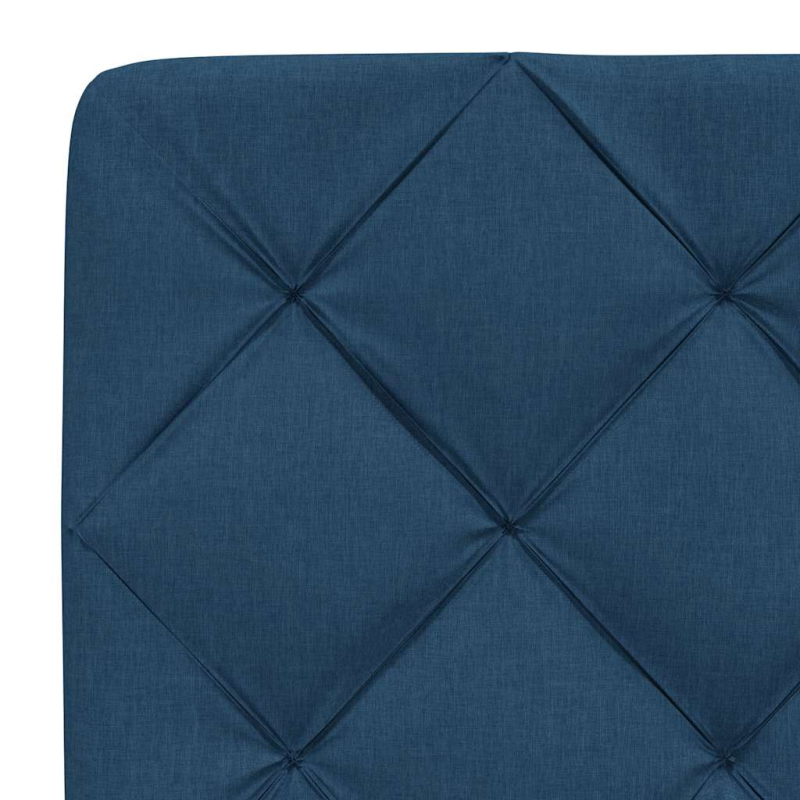 Kopfteil-Kissen Blau 200 cm Stoff