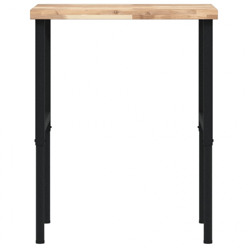 Werkbank 80x60x(73-99,5) cm Massivholz Akazie Rechteckig