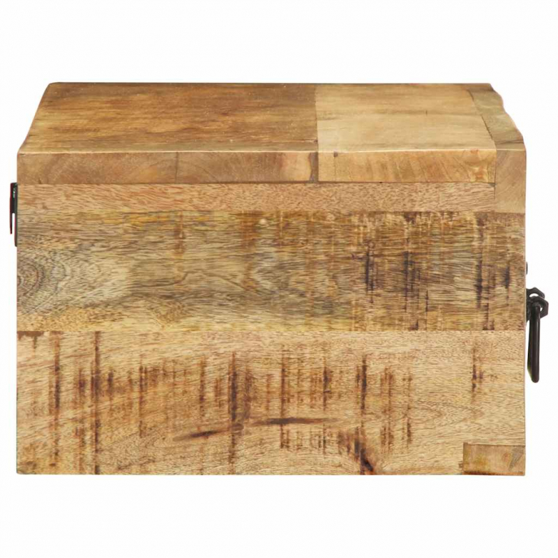 TV-Wandschrank 80x30x19 cm Raues Mangoholz