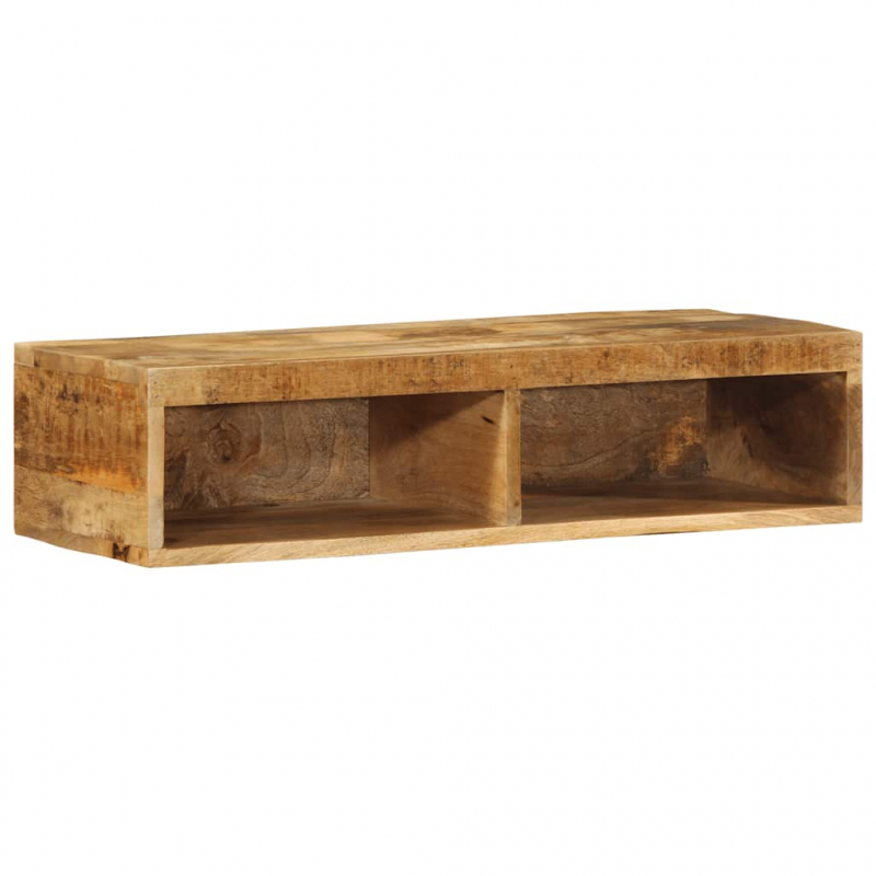 TV-Wandschrank 80x30x19 cm Raues Mangoholz