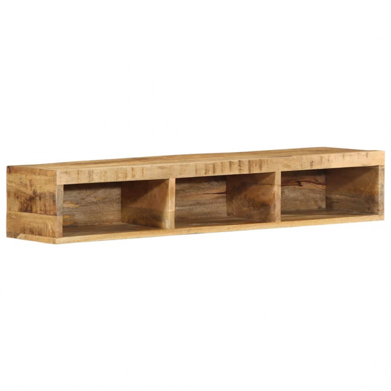 TV-Wandschrank 100x30x19 cm Raues Mangoholz