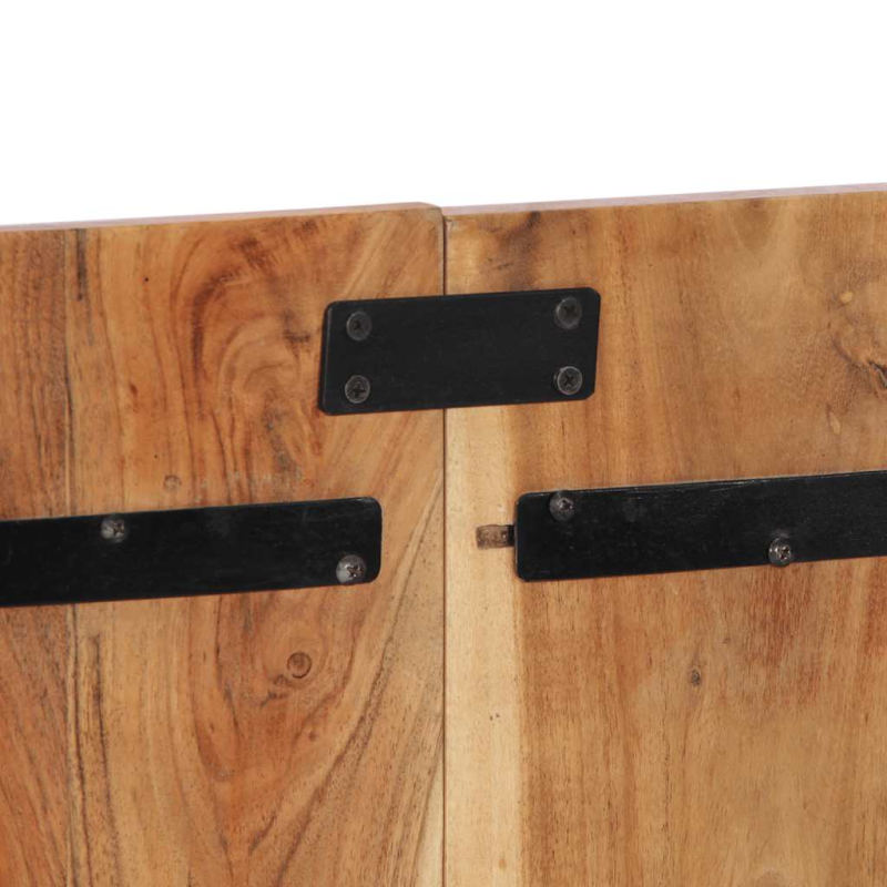 Kopfteil 140 cm Massivholz Akazie