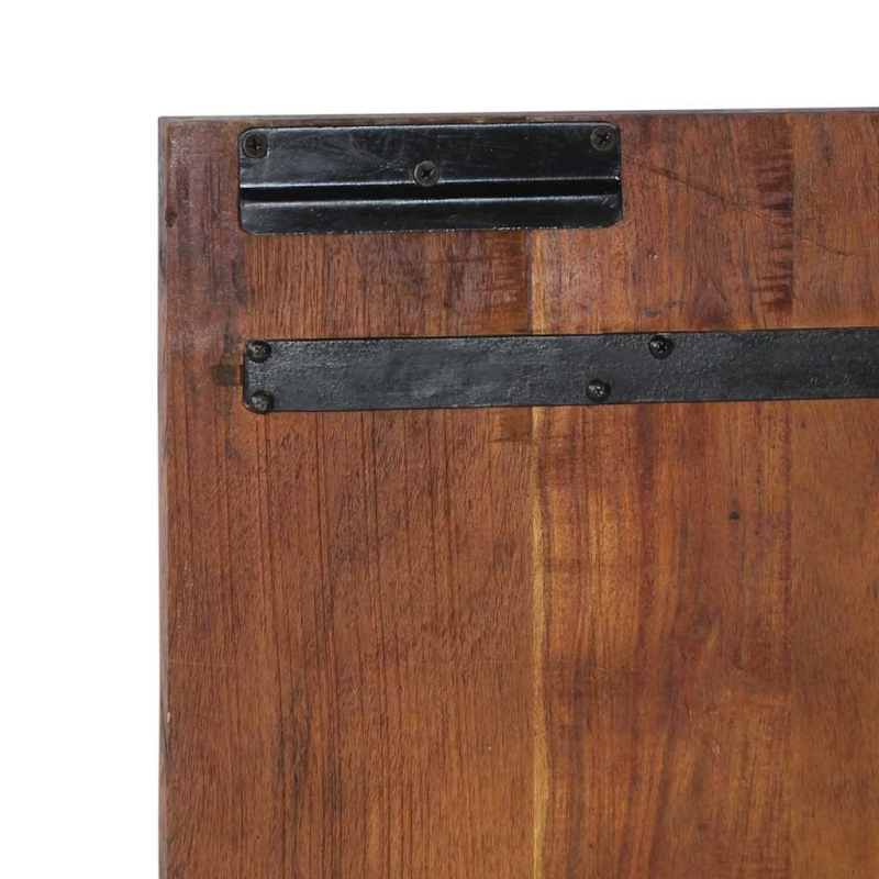 Kopfteil Mehrfarbig 200 cm Massivholz Altholz