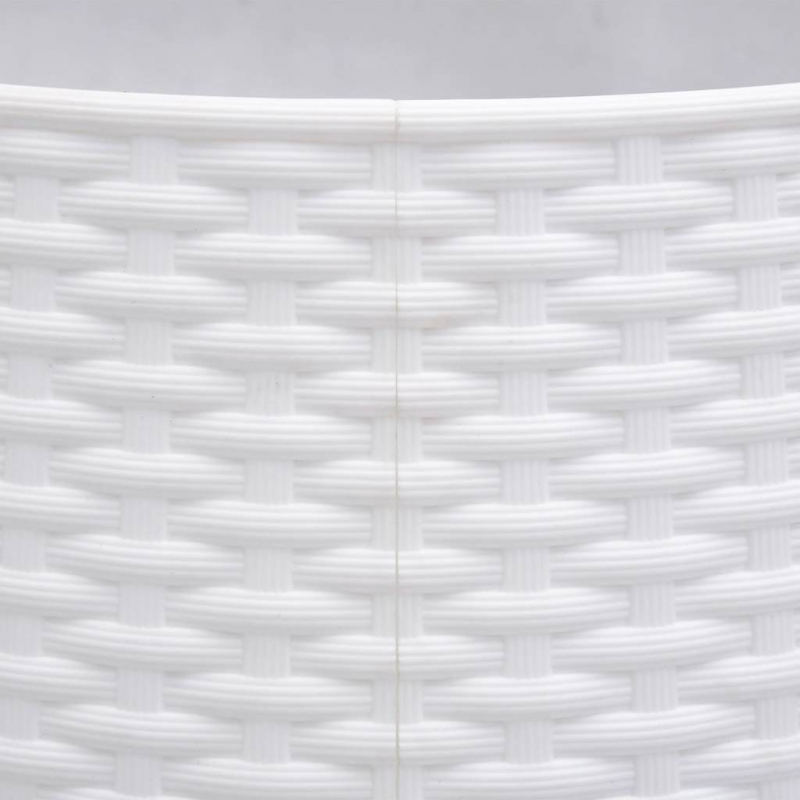 Weihnachtsbaum-Rock Weiß Ø56x23 cm Kunststoff