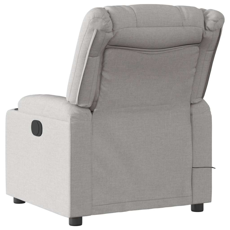 Massagesessel Elektrisch Wolkengrau Stoff