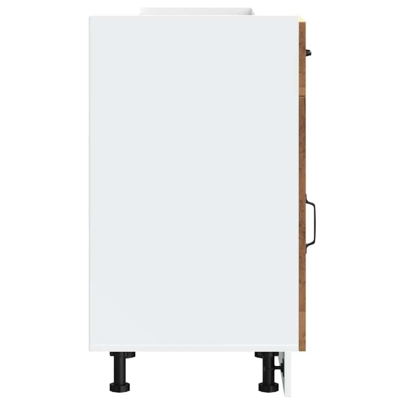 Küchenunterschrank Kalmar Altholz-Optik Holzwerkstoff