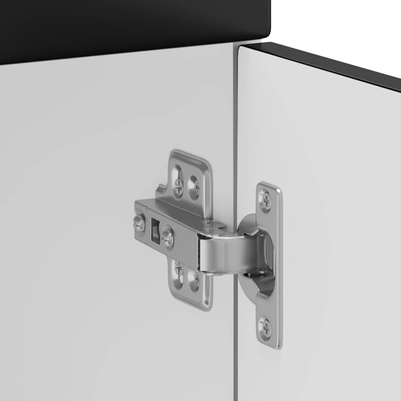 Küchenunterschrank Kalmar Schwarz Holzwerkstoff
