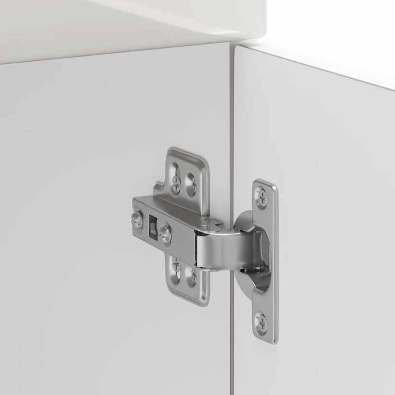 Küchenunterschrank Kalmar Hochglanz-Weiß Holzwerkstoff