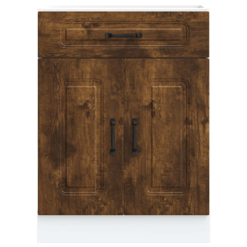 Küchenunterschrank Kalmar Räuchereiche Holzwerkstoff