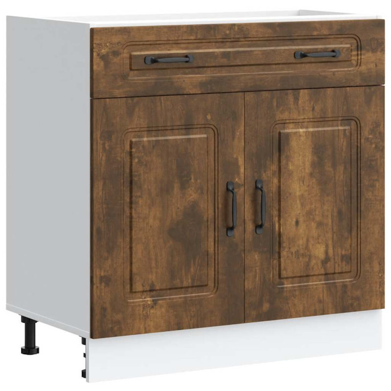 Küchenunterschrank Kalmar Räuchereiche Holzwerkstoff
