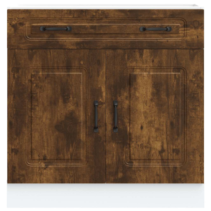 Küchenunterschrank Kalmar Räuchereiche Holzwerkstoff